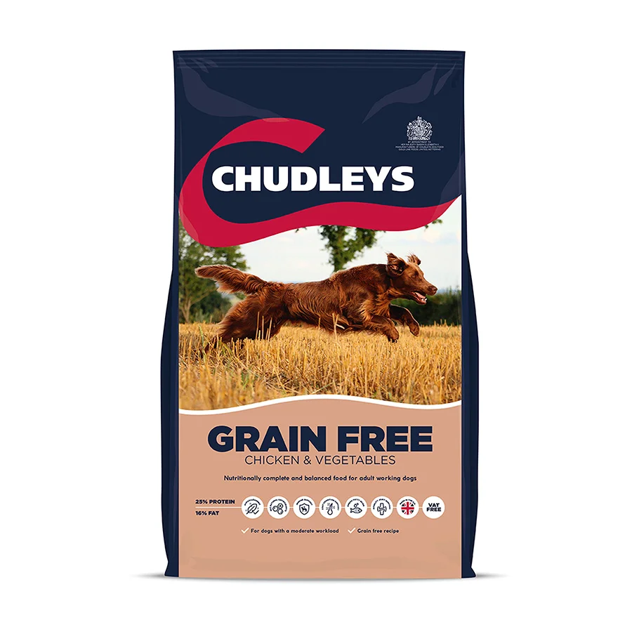 First-Class Chudleys Grain Adult Working Dry Dog Food Chicken Veg 15kg Next-Generation