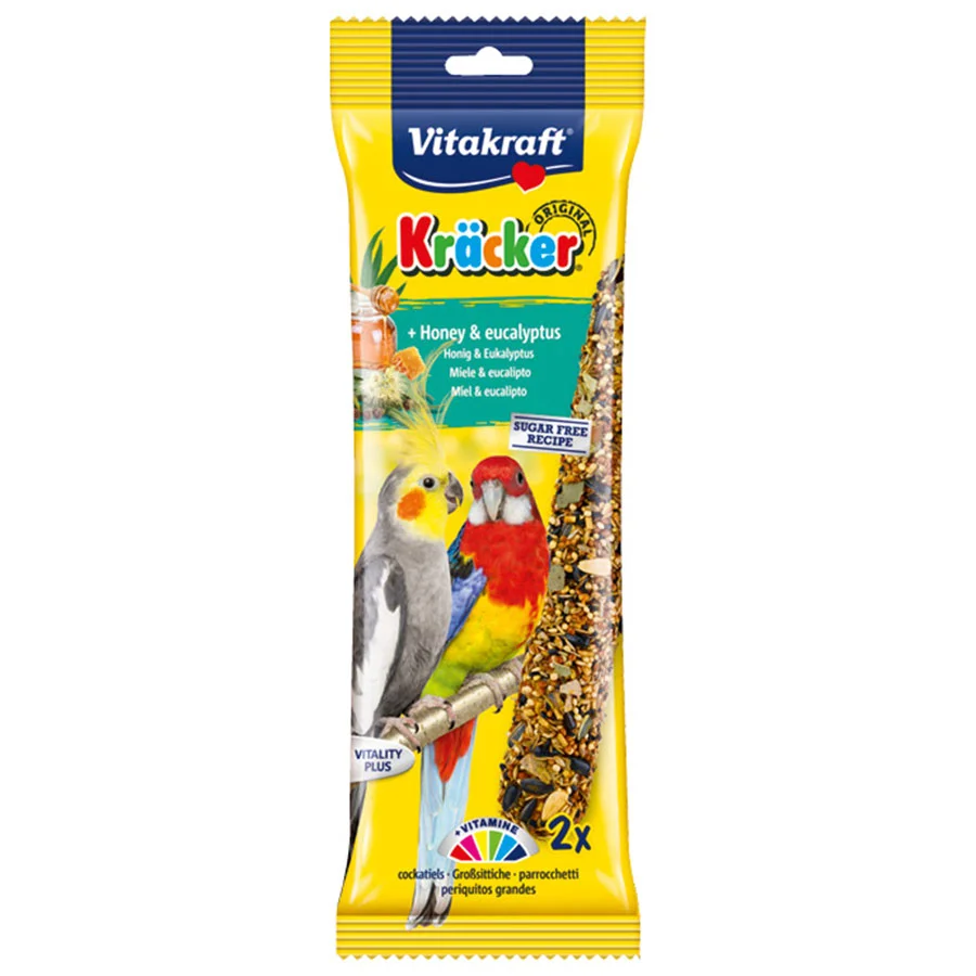 Practical Vitakraft Honey Eucalyptus Cockatiel Treat Sticks 2 Pack Advanced