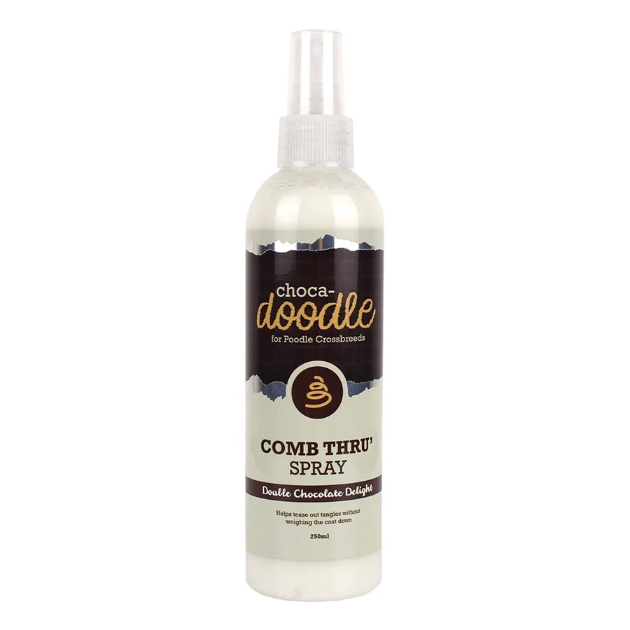 Modern Groomers Choca-Doodle Comb Thru Spray for Dogs 250ml Official