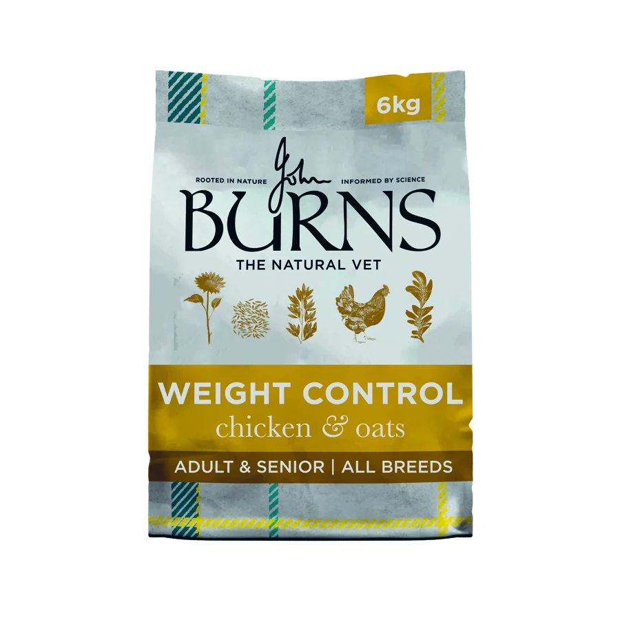 Minimalist Burns Weight Control Dry Dog Food Chicken Oats 6kg Professional
