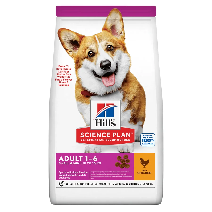 Enhanced Hill x27 s Science Plan Small Mini Breed Adult Dry Dog Food Chicken 6kg Fine Crafted