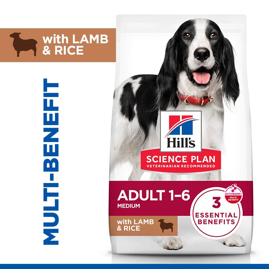 Fashionable Hill x27 s Science Plan Medium Breed Adult Dry Dog Food Lamb Rice 2.5kg Exceptional
