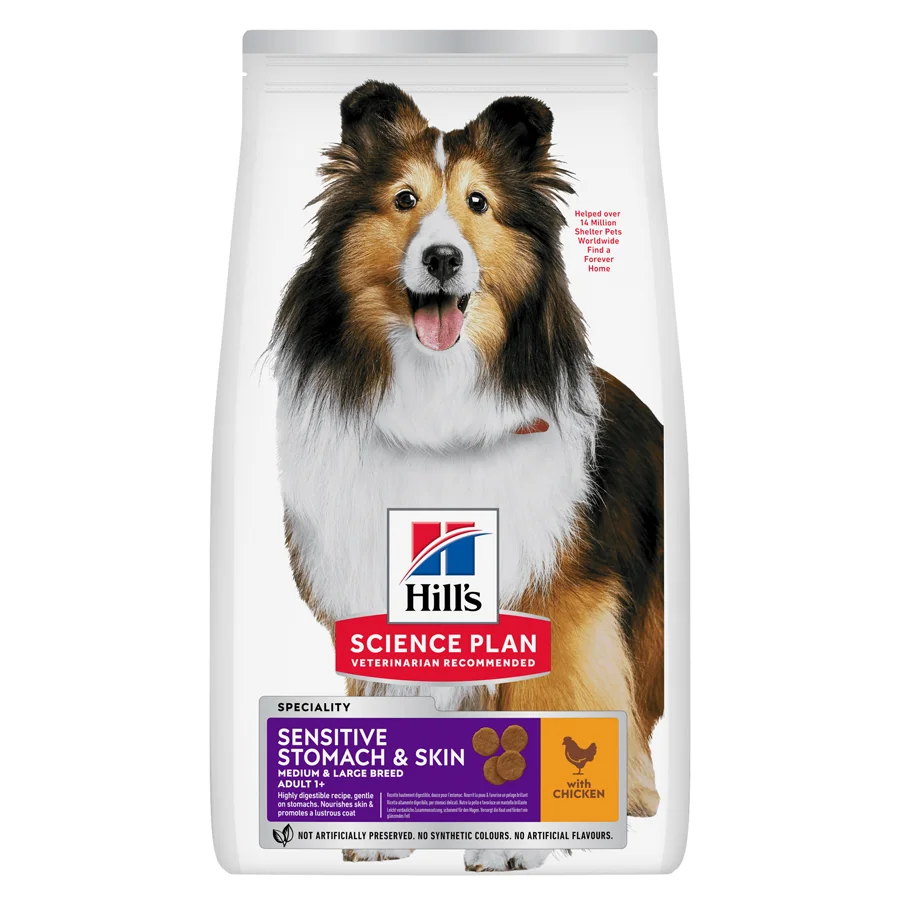 Smooth Hill x27 s Science Plan Sensitive Stomach Skin Medium Adult Dry Dog Food 2.5kg Luxury