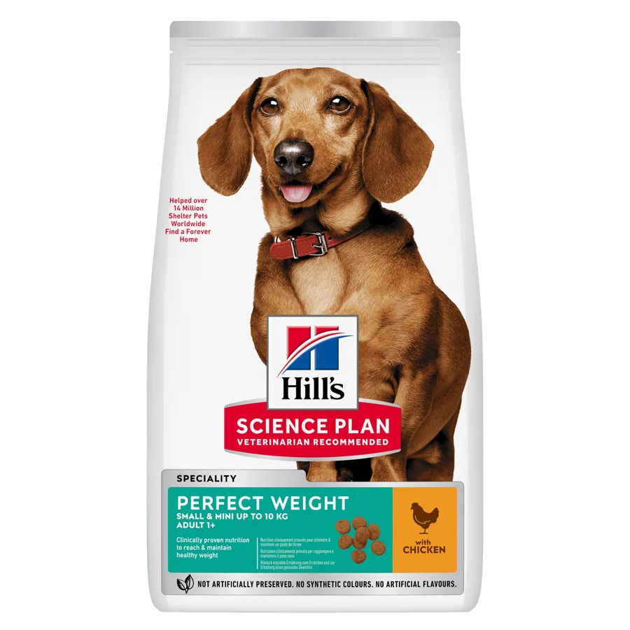 Prestigious Hill x27 s Science Plan Small Mini Breed Adult Weight Dry Dog Food 1.5kg Elegant