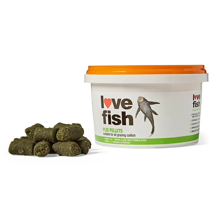 Prestigious Love Fish Plec Fish Pellets 140g Superior