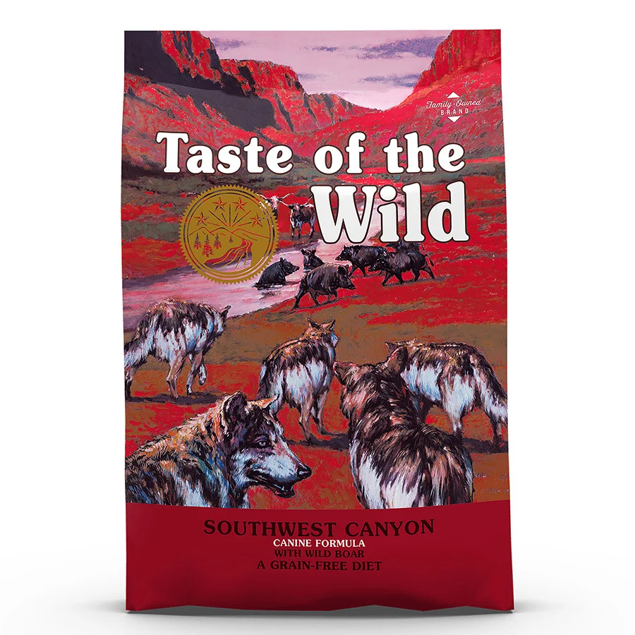 Versatile Taste of the Wild Southwest Canyon Grain Dry Dog Food Wild Boar 12.2kg Durable