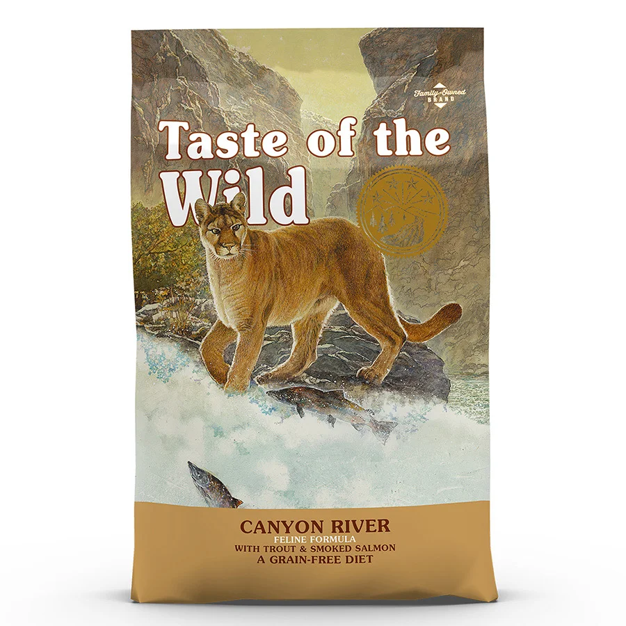 Lightweight Taste of the Wild Canyon River Grain Dry Cat Food Trout Salmon 6.6kg World-Class