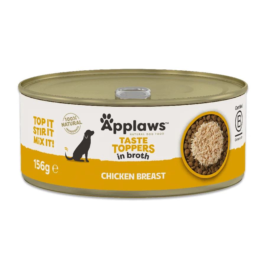 Proven Applaws Taste Toppers Wet Dog Food Chicken Broth 156g Dependable