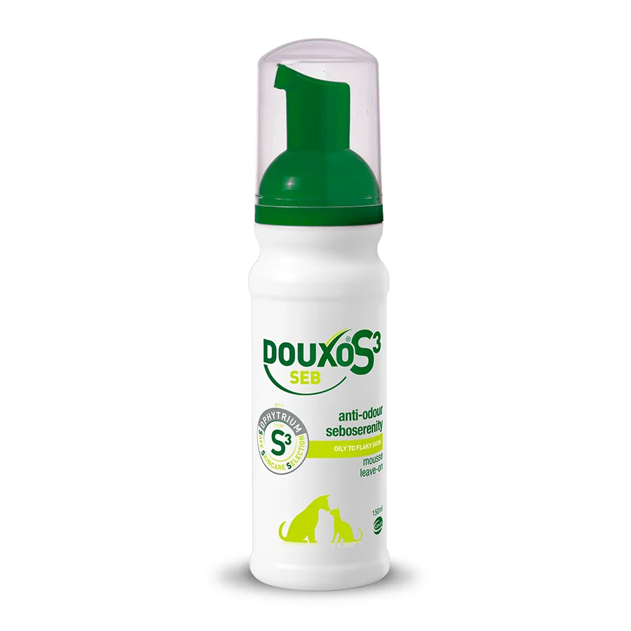 Minimalist Douxo S3 SEB Anti-Dandruff Dog Cat Mousse 150ml High-Performance