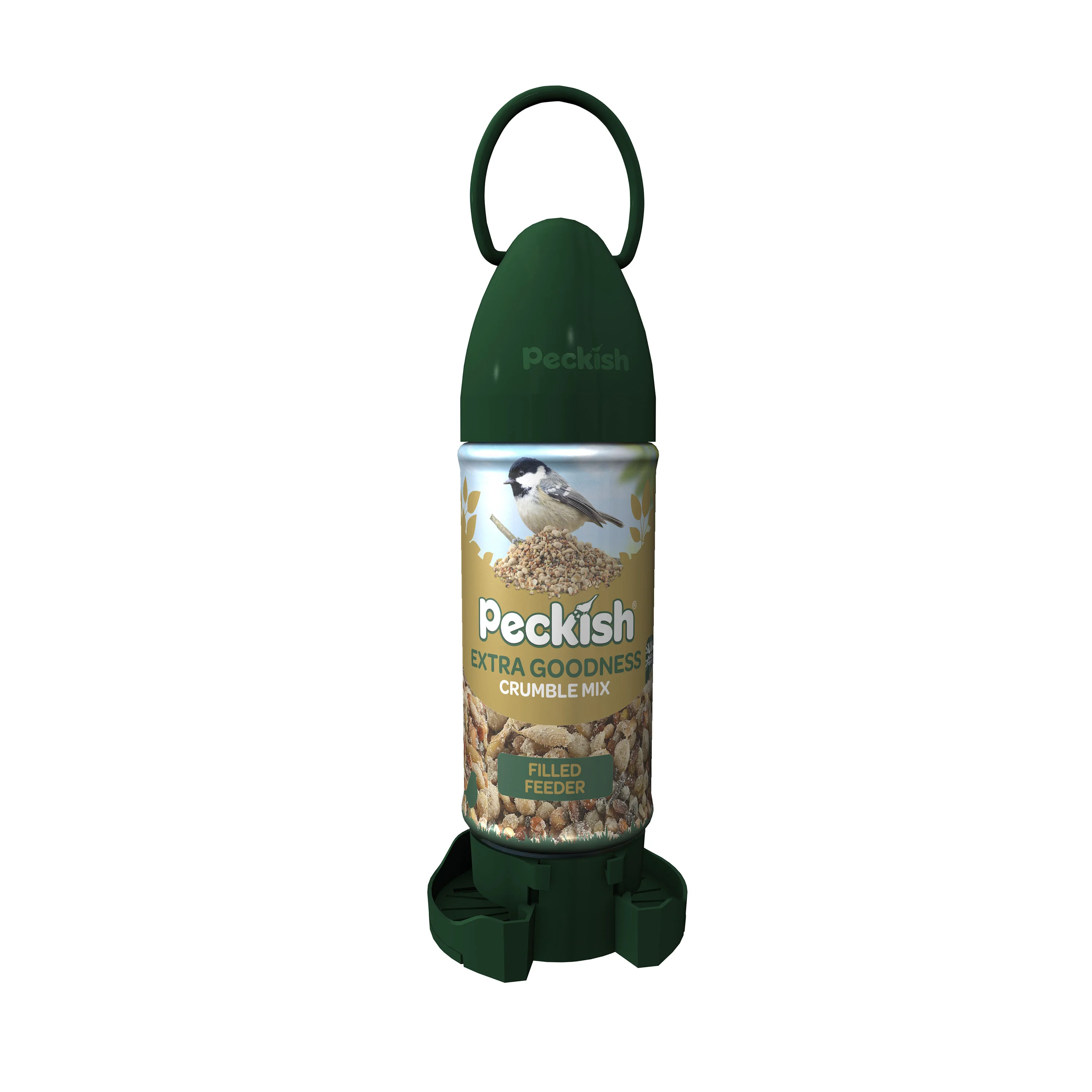 Original Design Peckish Extra Goodness Crumble Mix Filled Wild Bird Feeder 350g Carefully Designed