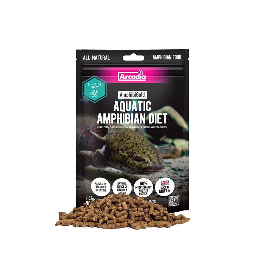 Premium Arcadia Earth Pro Amphibi Gold Reptile Food 80g Natural