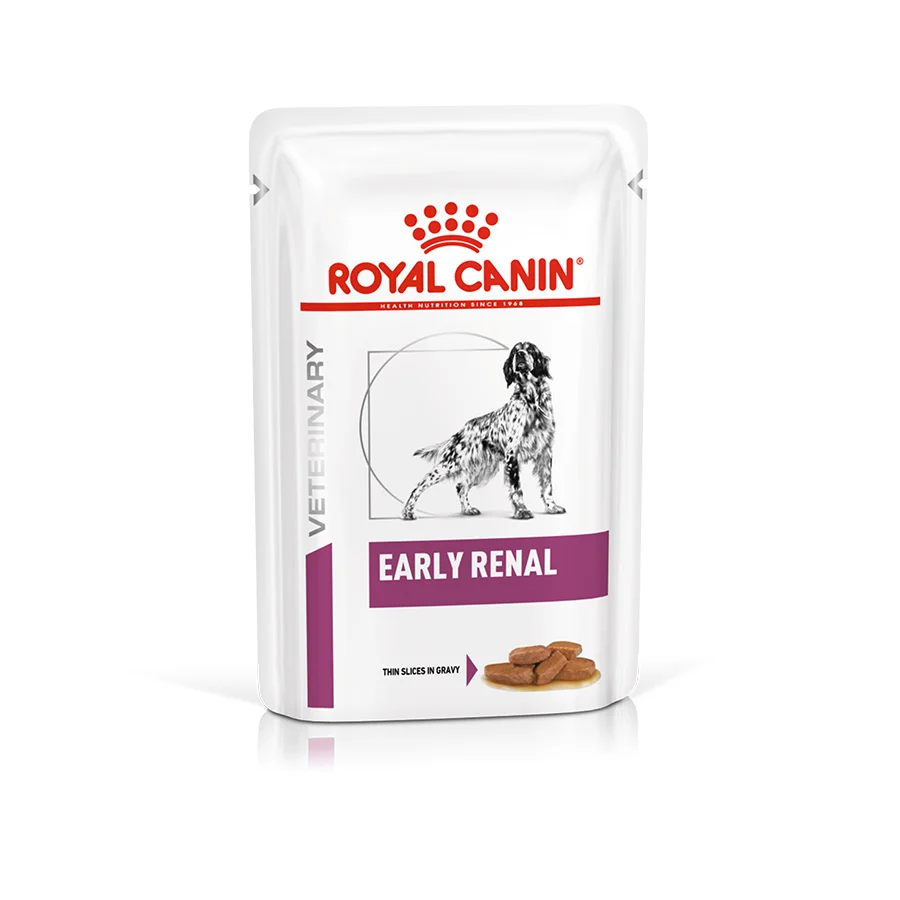 Relaxed Royal Canin Vet Early Renal Wet Adult Dog Food In Gravy 48x100g World-Class