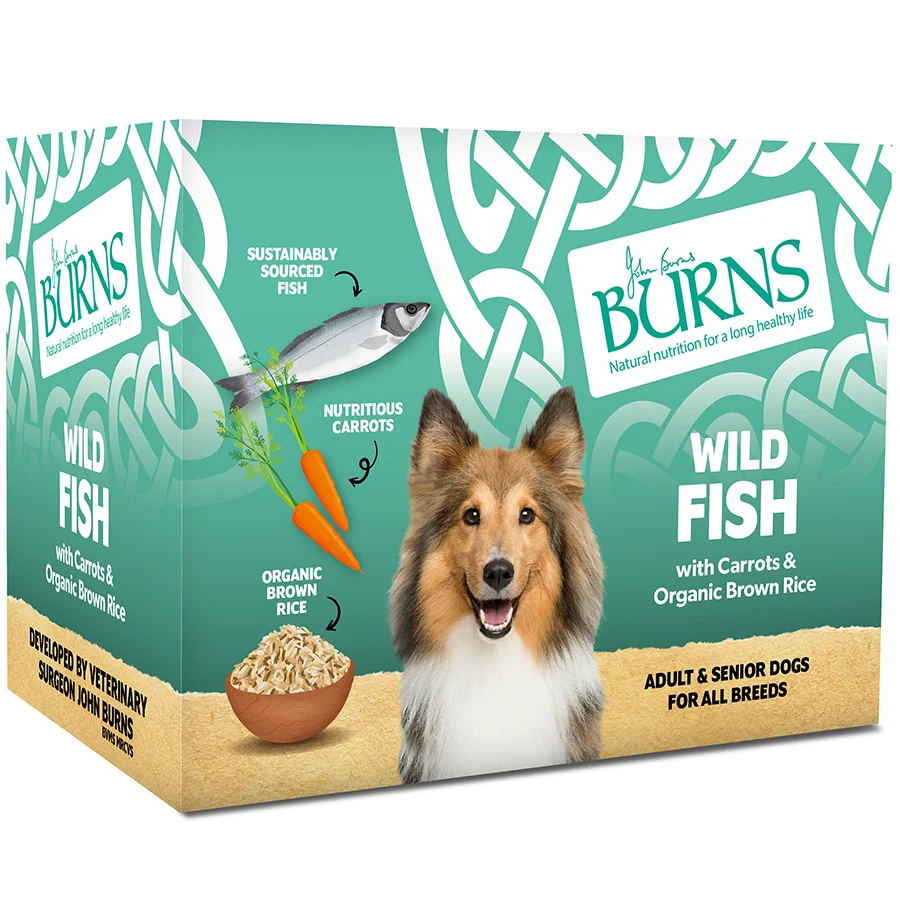 Environmentally Friendly Burns Wet Dog Food Wild Fish With Carrots Brown Rice Optimized