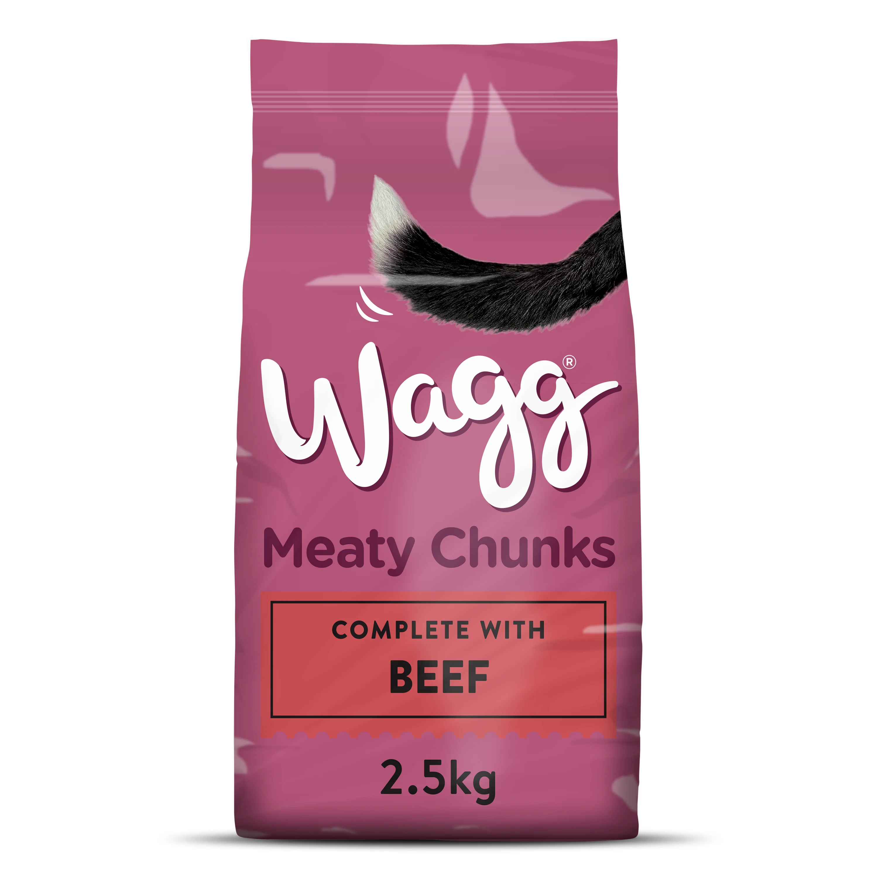Effective Wagg Moist Meaty Chunks Dry Dog Food Beef 2.5kg Certified