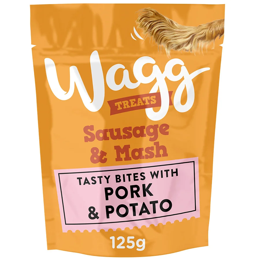 First-Class Wagg Dog Treats Sausage Mash 125g Stylish
