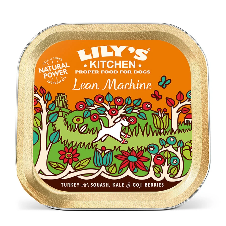 Dependable Lily x27 s Kitchen Lean Machine Adult Wet Dog Food Turkey 150g Specialty