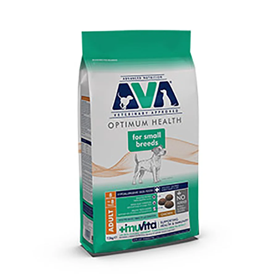 Fashionable AVA Optimum Health Small Breed Adult Dry Dog Food Chicken 7.5kg User-Friendly