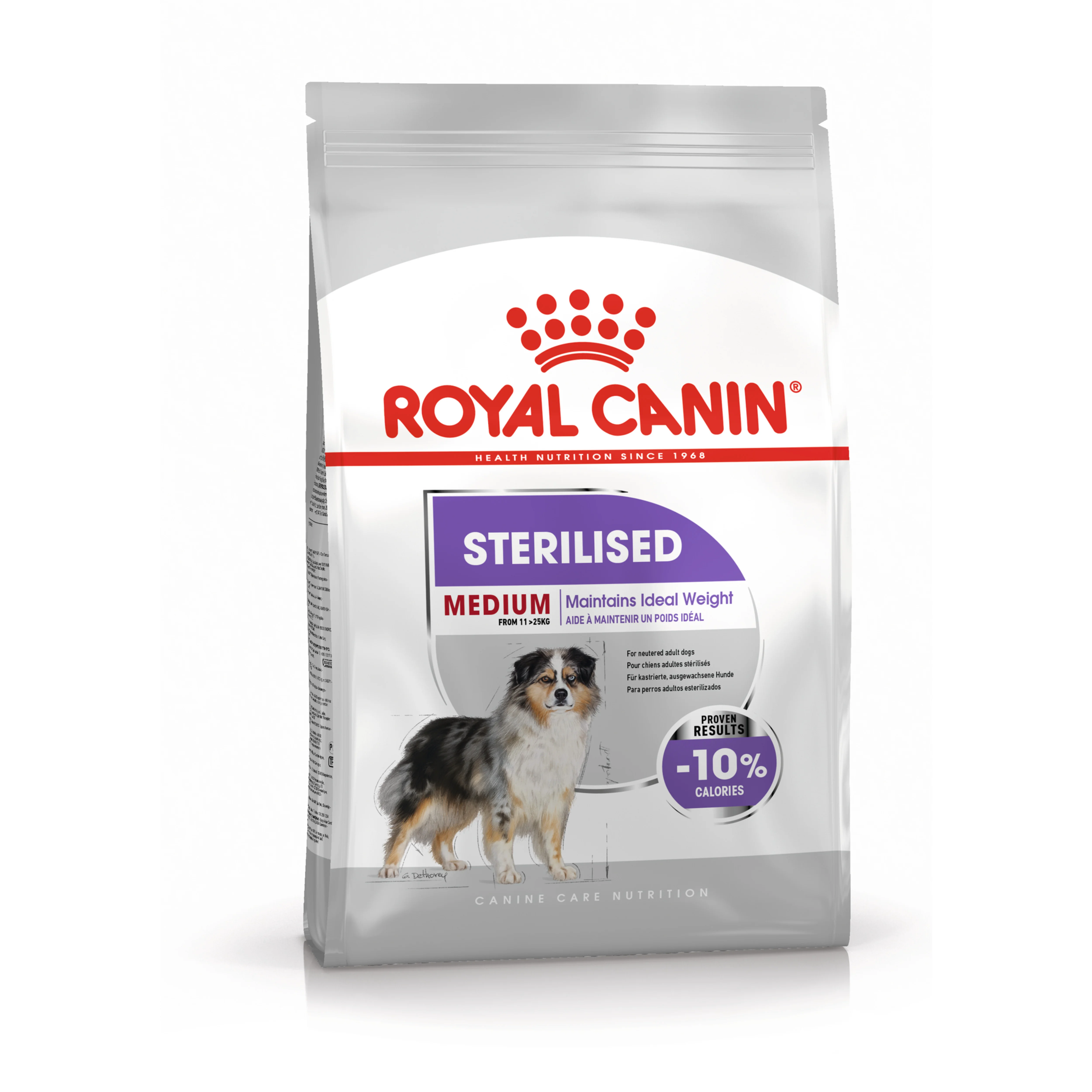 Environmentally Friendly Royal Canin Sterilised Care Medium Breed Adult Dry Dog Food 12kg Refined