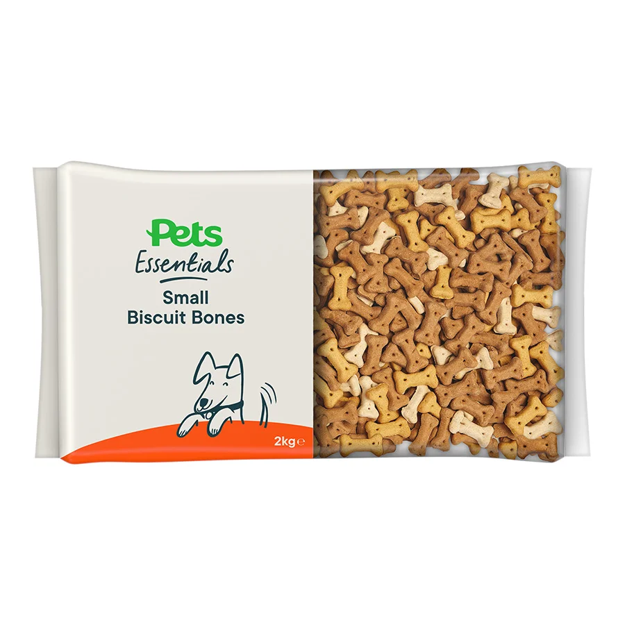 Functional Pets Essentials Bone Shaped Biscuit Small Dog Treats 2kg Fashionable
