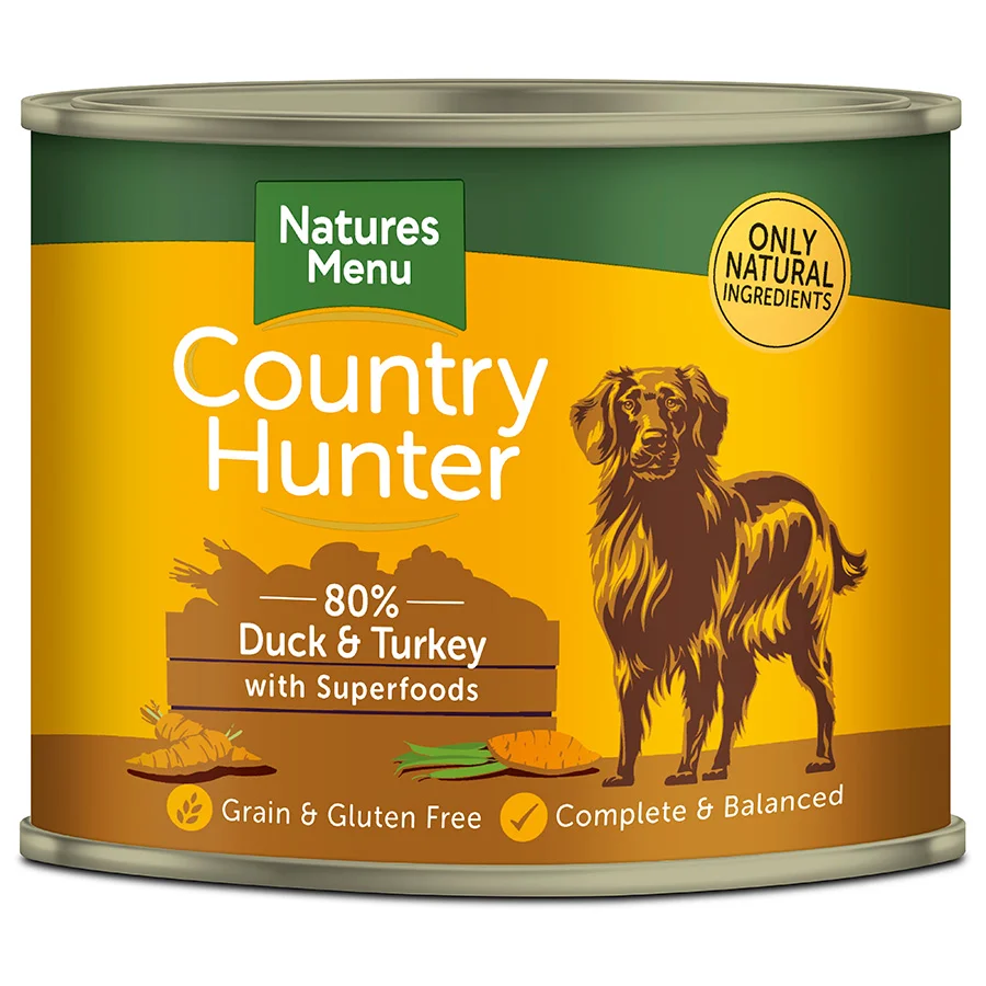 Smart Natures Menu Country Hunter Wet Adult Dog Food Duck Turkey With Superfoods 600g Soft