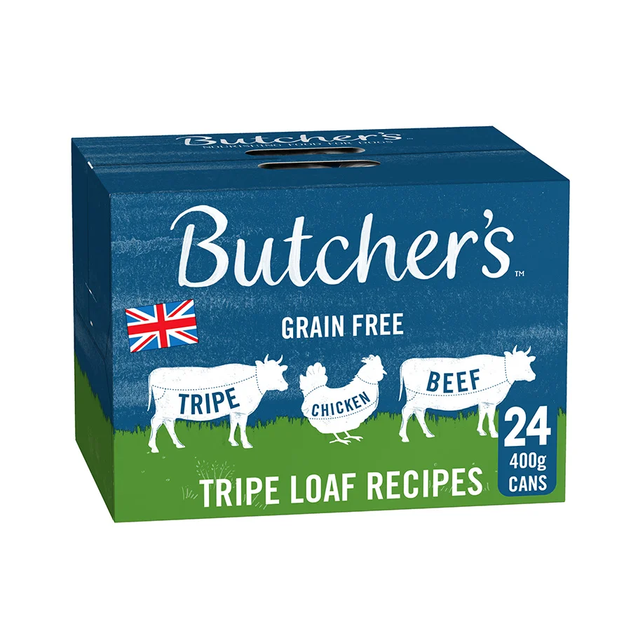 Sophisticated Butcher x27 s Grain Adult Wet Dog Food Tripe 24x400g Luxury