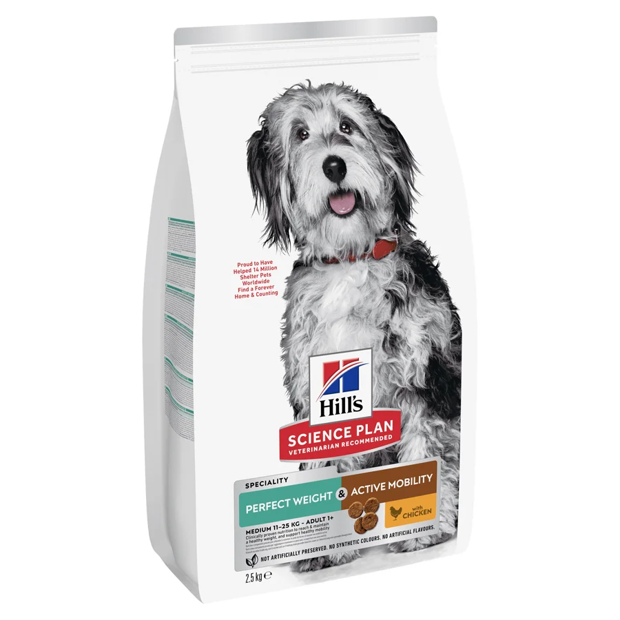 Premium Material Hill x27 s Science Plan Weight Mobility Medium Breed Adult Dry Dog Food 12kg Fashionable