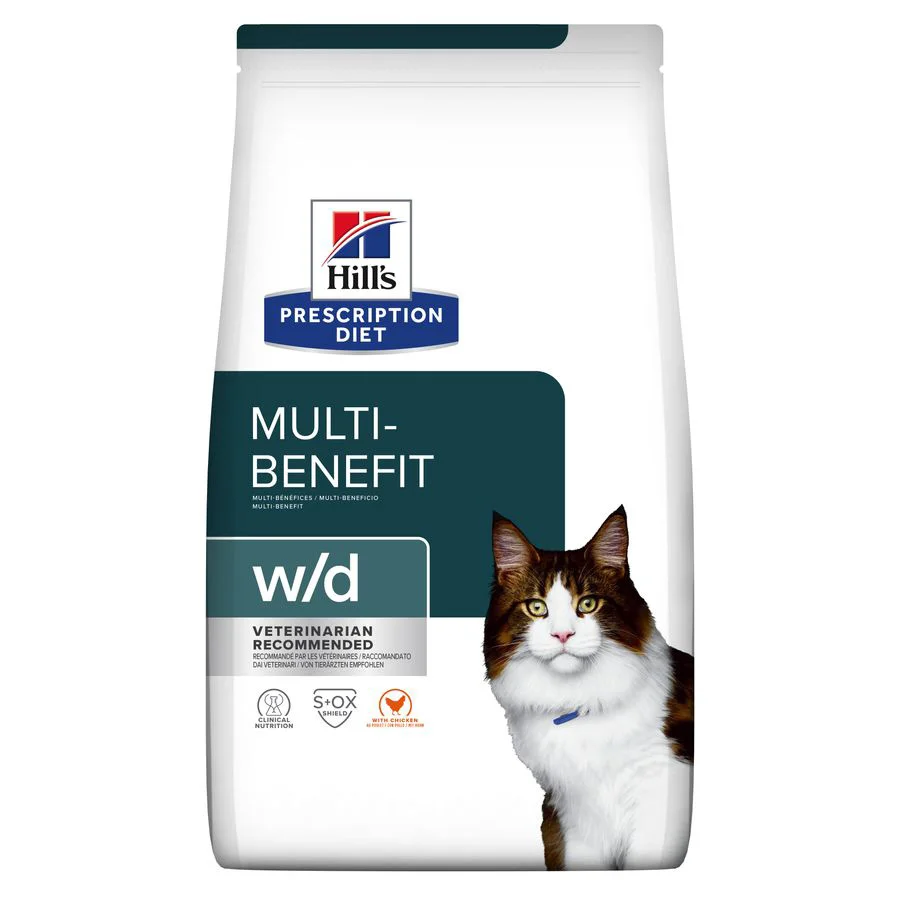 Original Design Hill x27 s Prescription Diet w d Multi-Benefit Dry Adult Cat Food with Chicken 3kg Proven