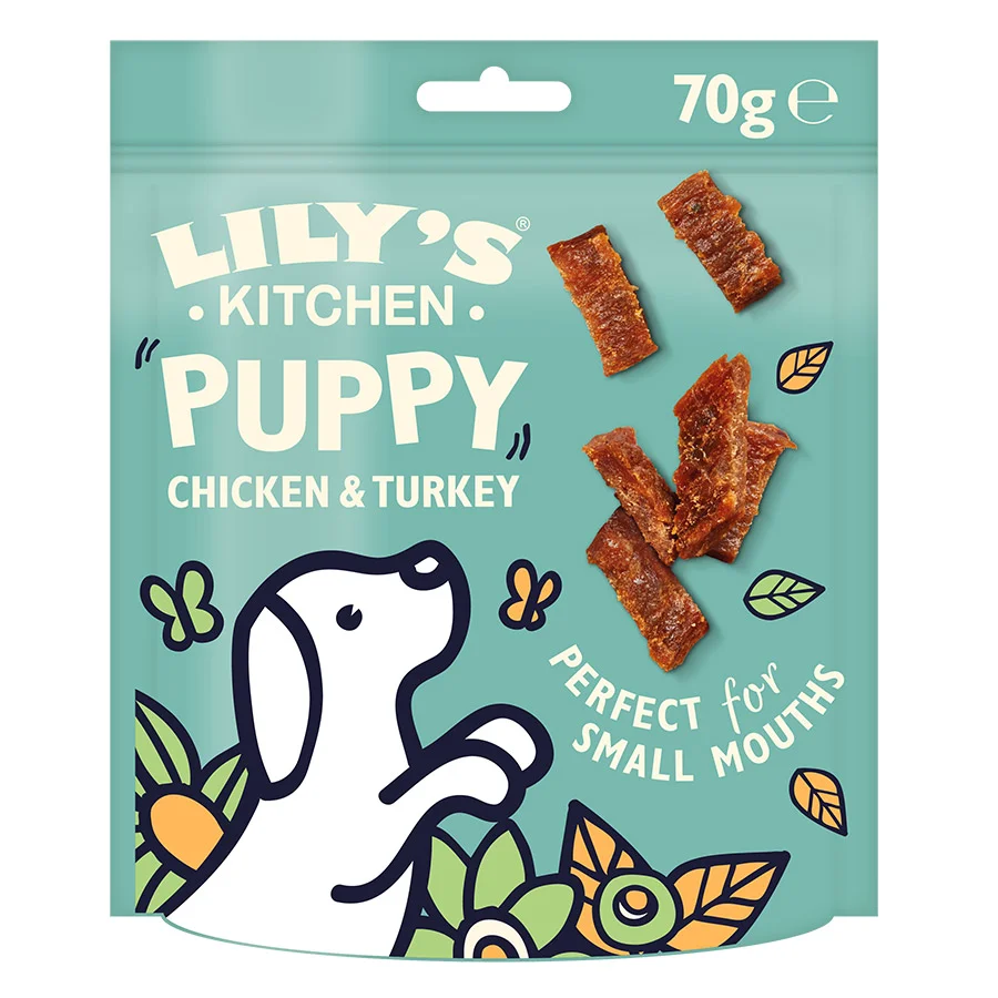 Fine Crafted Lily x27 s Kitchen Grain Puppy Nibbles Chicken Turkey 70g Fashionable
