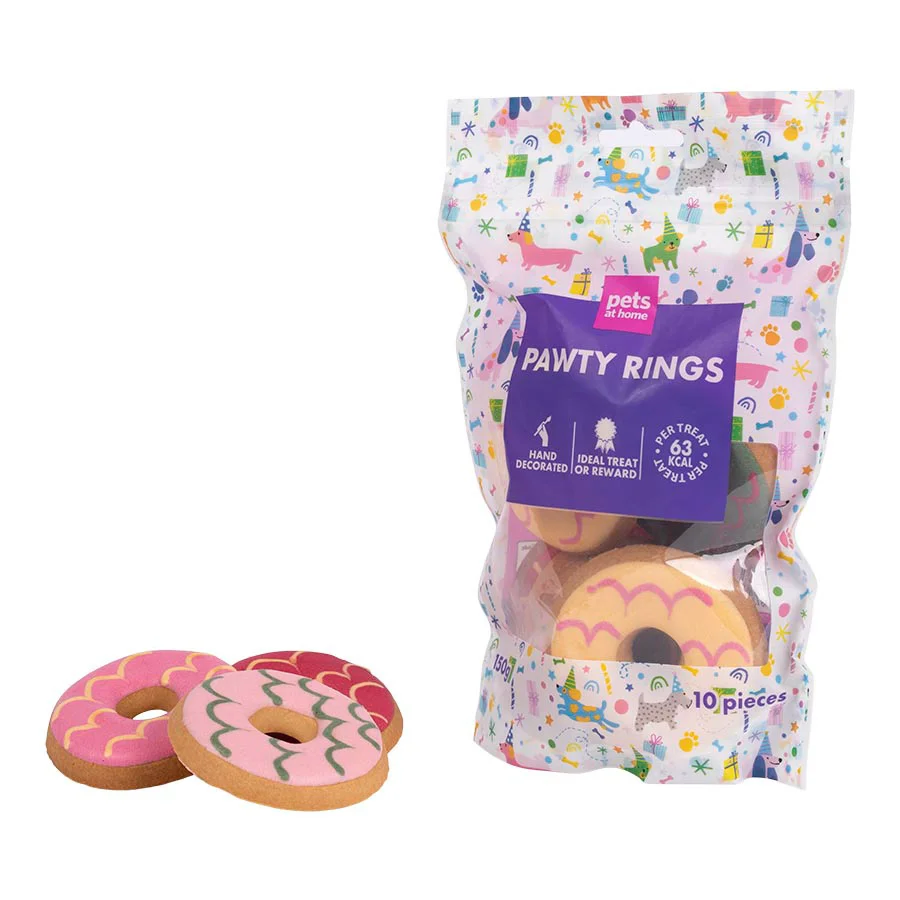 Responsible Pets at Home Pawty Rings Adult Dog Treats 10 Pack Top-Quality