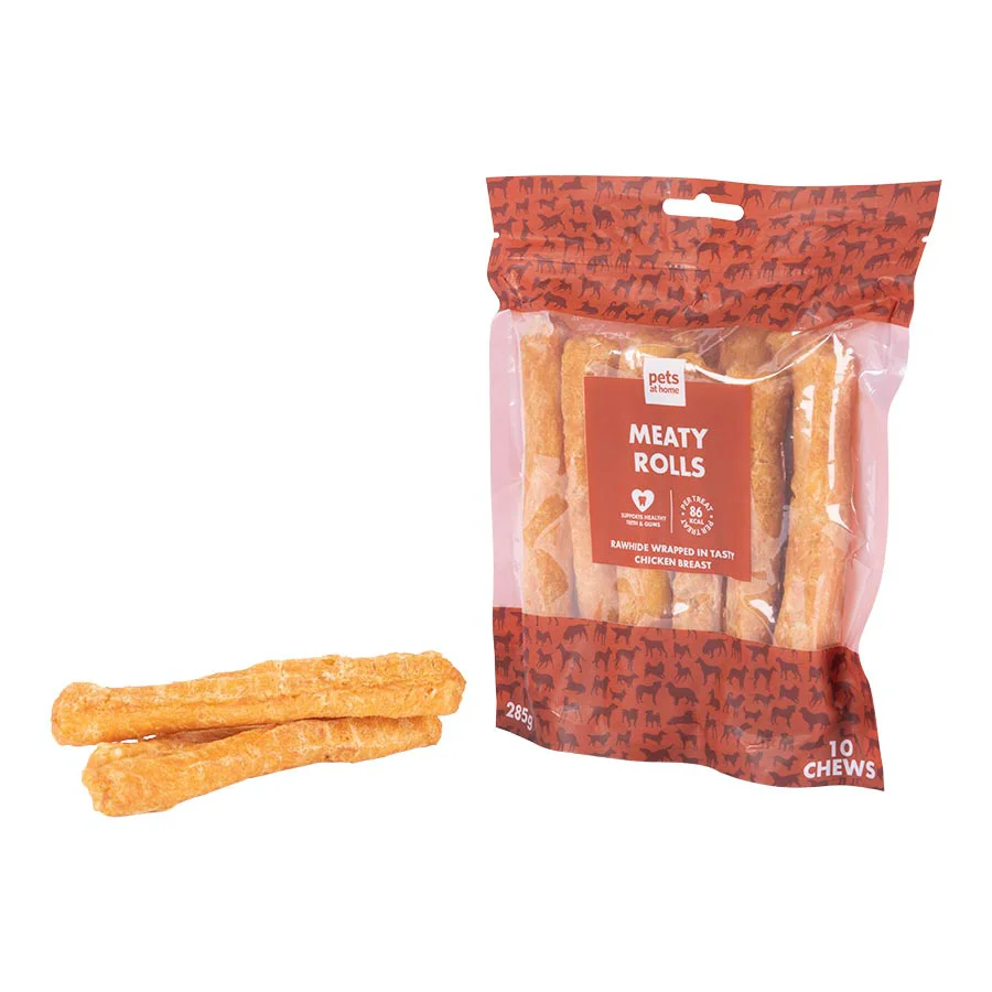 Efficient Pets at Home Meaty Rolls Dog Treats 10 Pack Selected