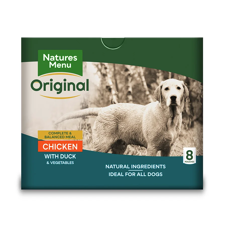 Long-Lasting Natures Menu Wet Dog Food Chicken Duck With Veg Rice 8x300g Easy-to-Use