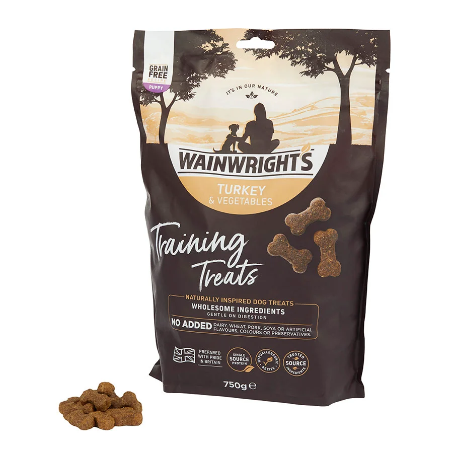 Superior Wainwright x27 s Grain Puppy Training Treats Turkey Veg 750g Premium Material