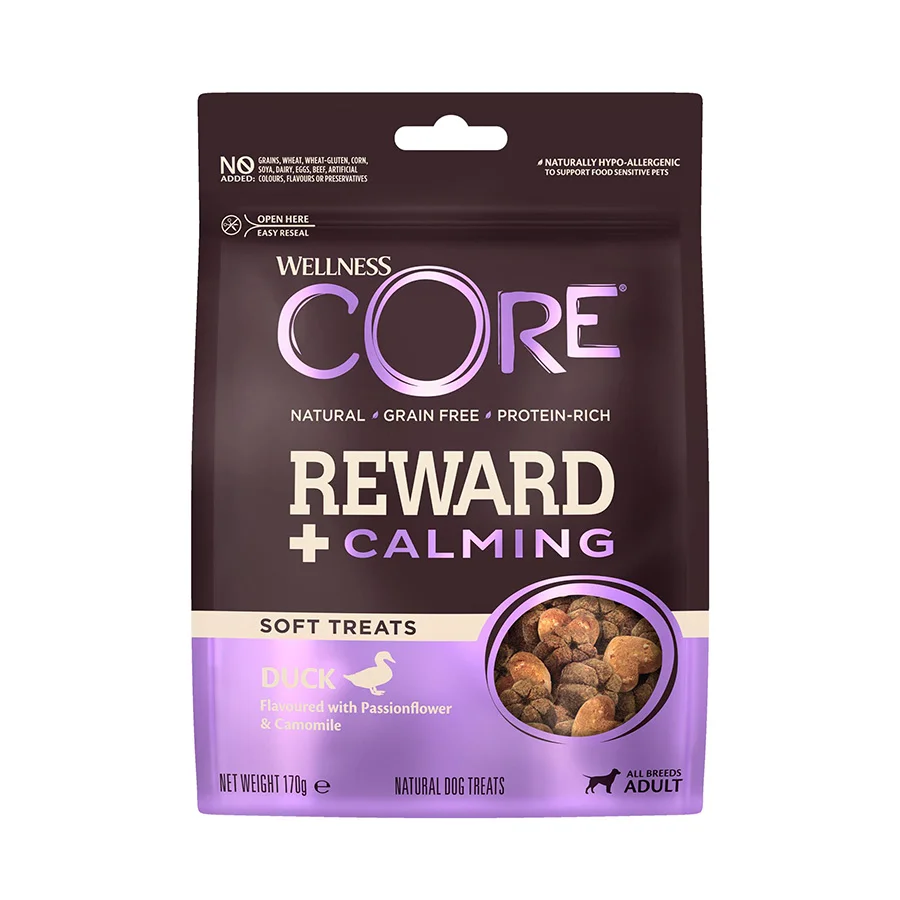Unique Wellness Core Reward Duck Calming Dog Treats 170g Smooth