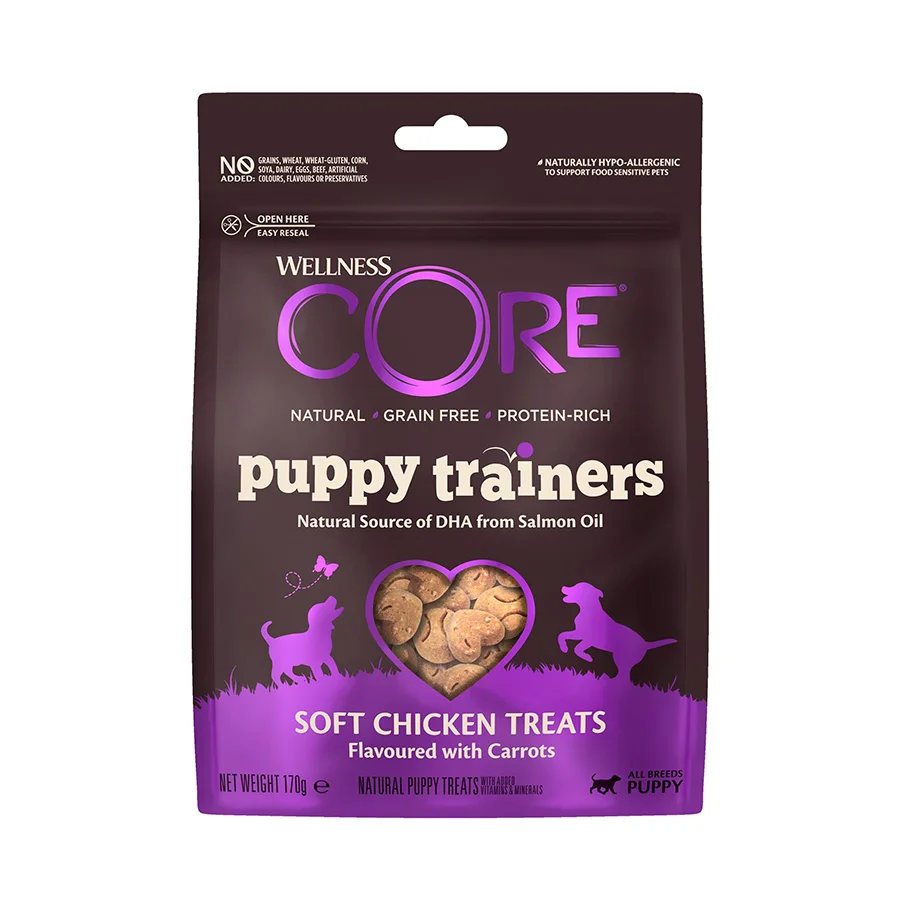 Fashionable Wellness Core Grain Puppy Treats Chicken 170g Authentic