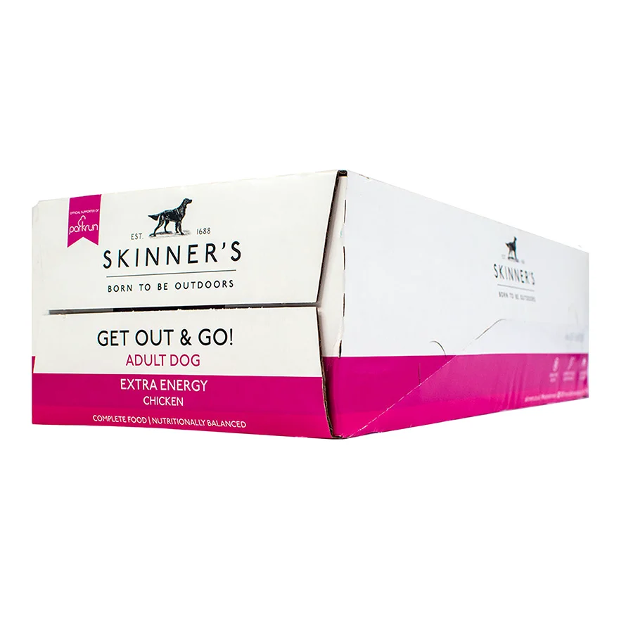 Relaxed Skinner x27 s Get Out Go Wet Adult Dog Food Extra Energy 18x390g Eco-Friendly