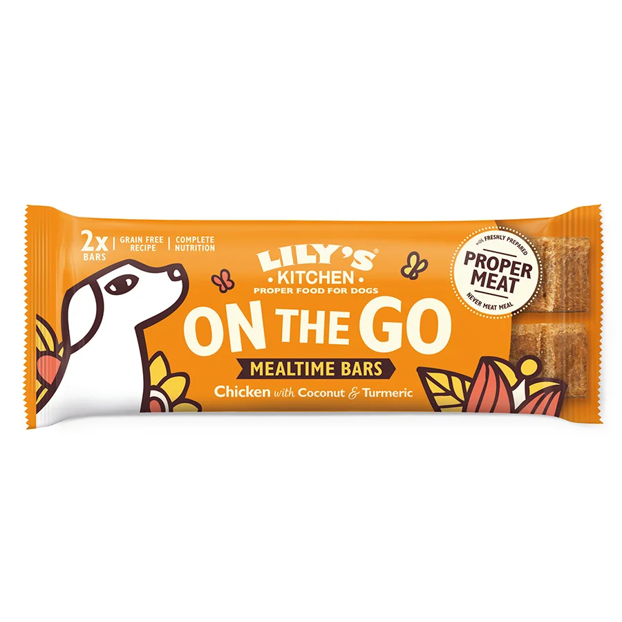 Effective Lily x27 s Kitchen On-The-Go Bar Dog Treats Chicken 40g Smart