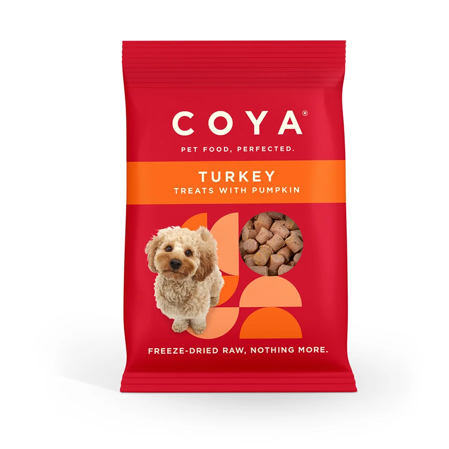 Carefully Designed Coya Adult Dog ze-Dried Treats Turkey 40g Comfortable