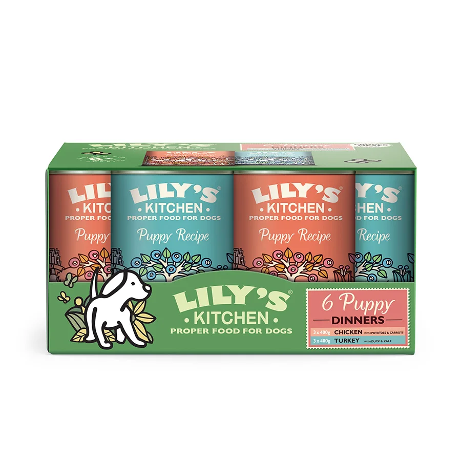 Top-Quality Lily x27 s Kitchen Wet Puppy Food 6x400g Optimized
