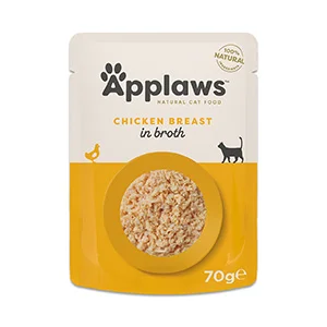 Relaxed Applaws Natural Wet Adult Cat Food Chicken Breast in Broth Genuine