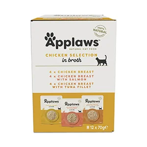 Fine Applaws Natural Wet Adult Cat Food Chicken Selection in Broth Innovative