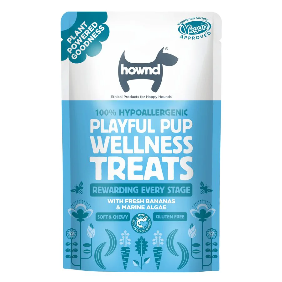 Original HOWND Playful Pup Plant Based Hypoallergenic Wellness Dog Treats 100g High-Grade