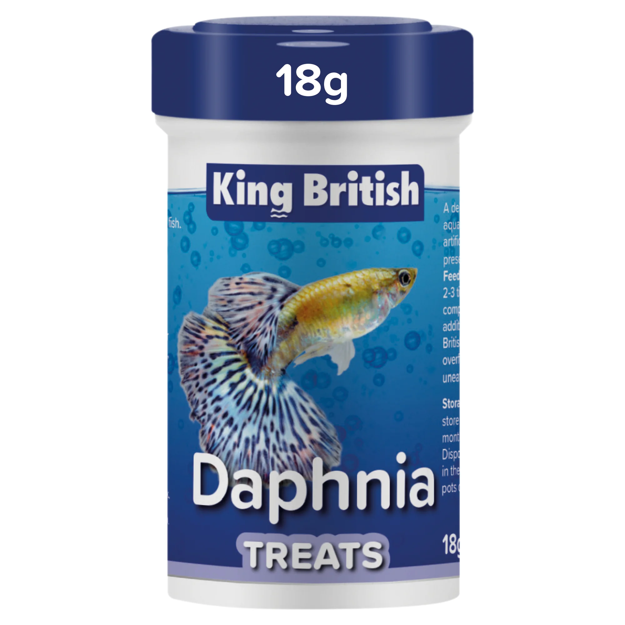 Minimalist King British Daphnia Fish Treats 18g Certified