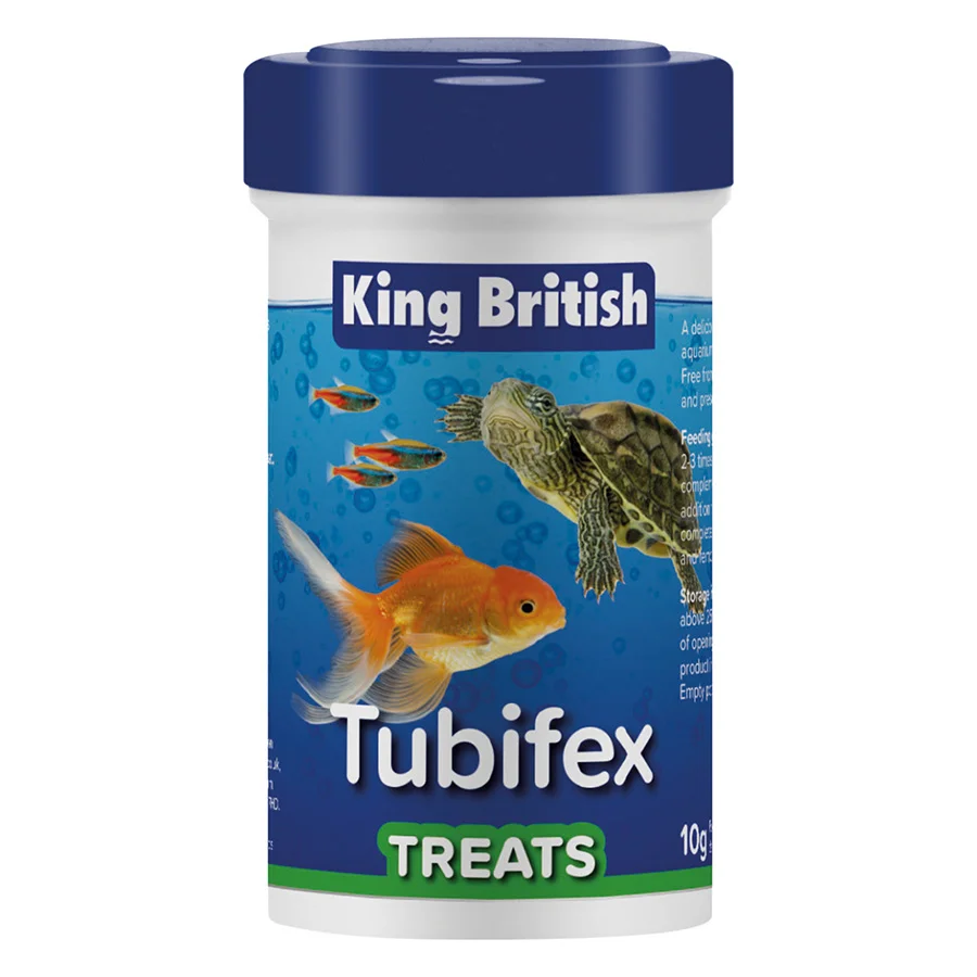 Excellent King British Tubifex Fish Treats 10g Elegant