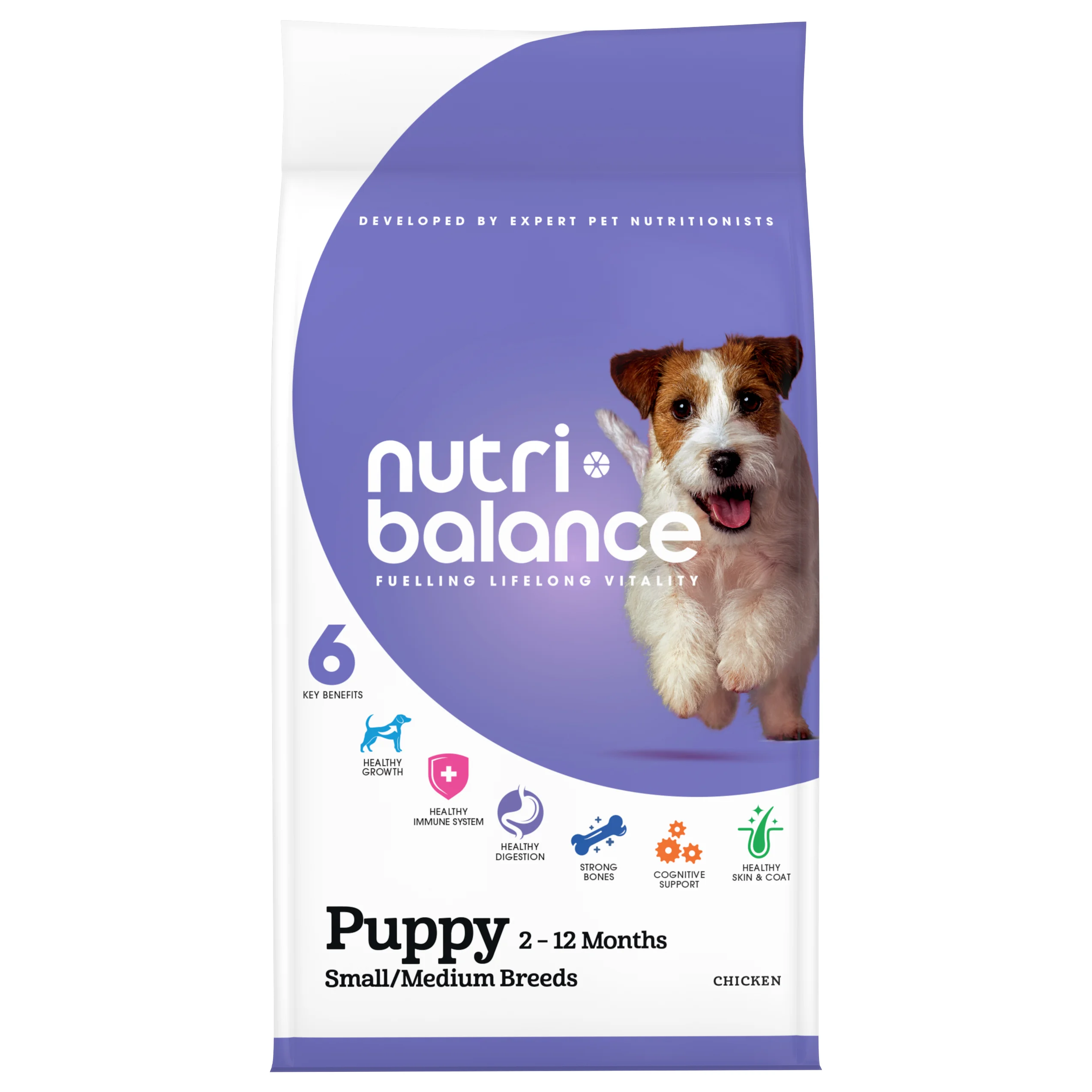 Lightweight nutribalance Small Medium Breed Puppy Dry Dog Food Chicken Environmentally Friendly