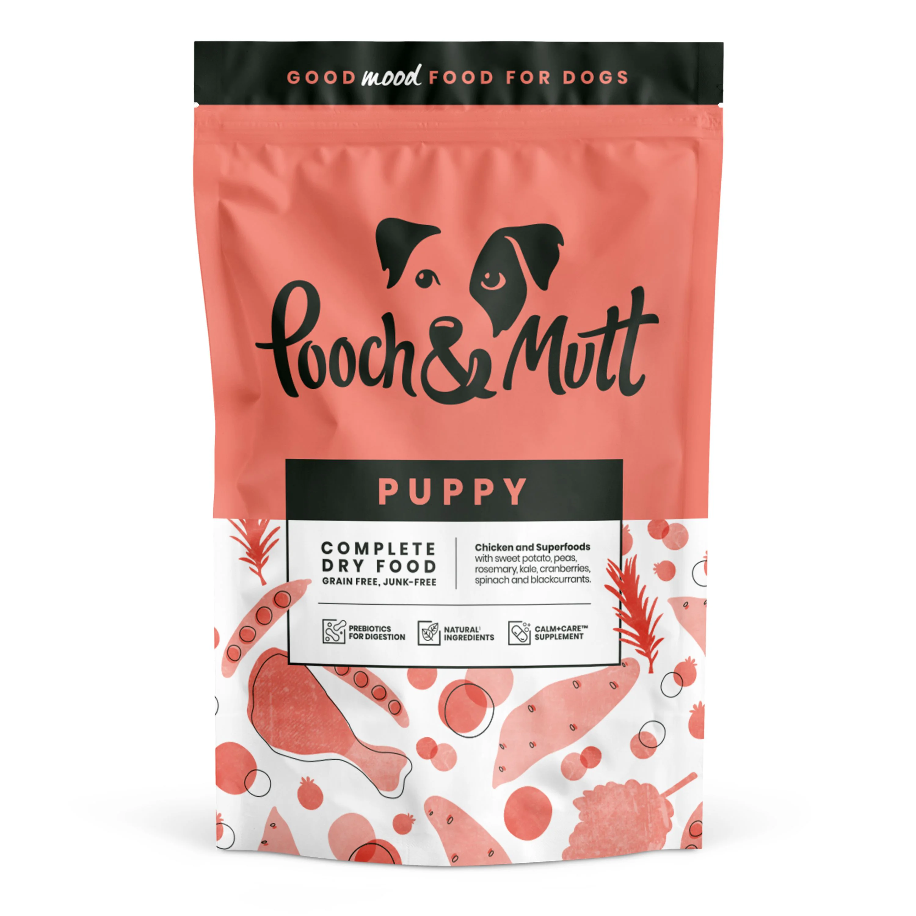 Fine Crafted Pooch and Mutt Puppy Dry Dog Food Chicken with Superfoods Detailed