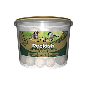 Superior Peckish Extra Goodness Energy Wild Bird Suet Balls 50 Pack Practical
