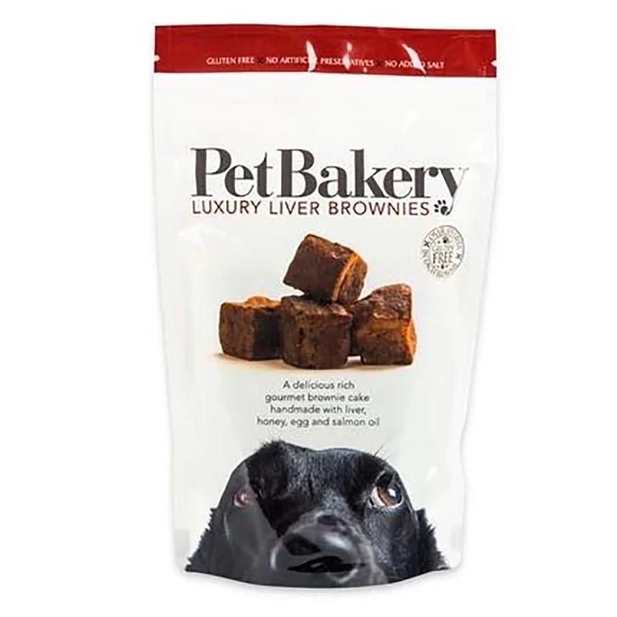 Premium Pet Bakery Liver Brownies Dog Treats 190g Premium Material